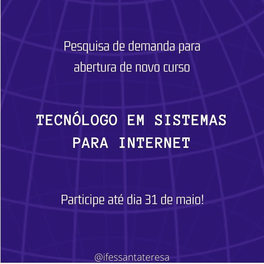 178028698_4174897879196087_7541950228828414162_n Instituto Federal do Espírito Santo (Ifes) realiza consulta sobre demanda de novo curso na área de TI