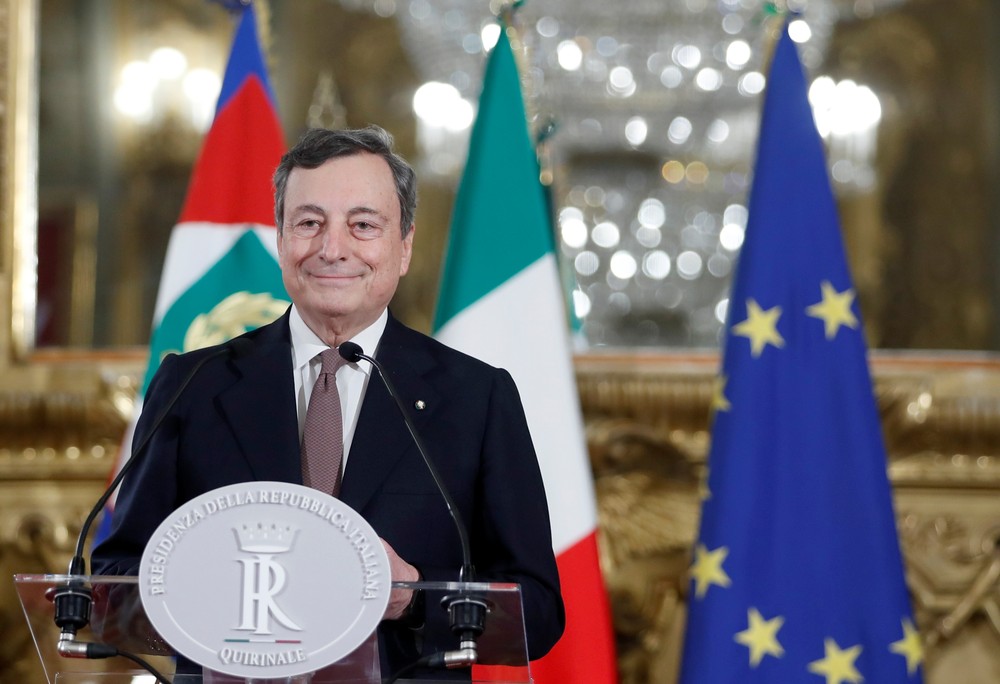 Mario-Draghi-foi-nomeado-primeiro-ministro-da-Italia-em-fevereiro-de-2021-Foto-Yara-Nardi-Pool-Reuters Notícias da Itália