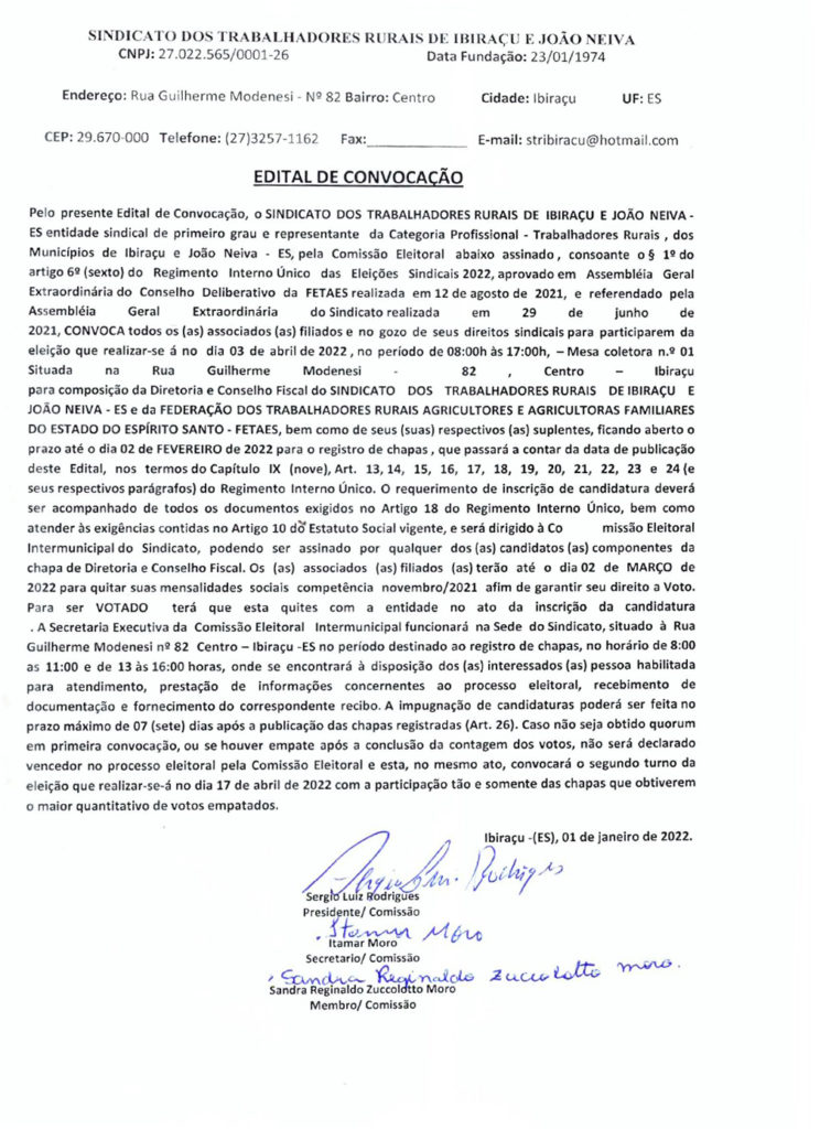 IBI-jOAO-NEIVA-744x1024 Edital de Convocação para as Eleições Sindicais 2022 - Sindicato dos Trabalhadores Rurais de Ibiraçu e João Neiva - ES