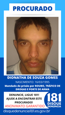 DIONATHA-DE-SOUZA-GOMES Polícia divulga lista de foragidos da região serrana