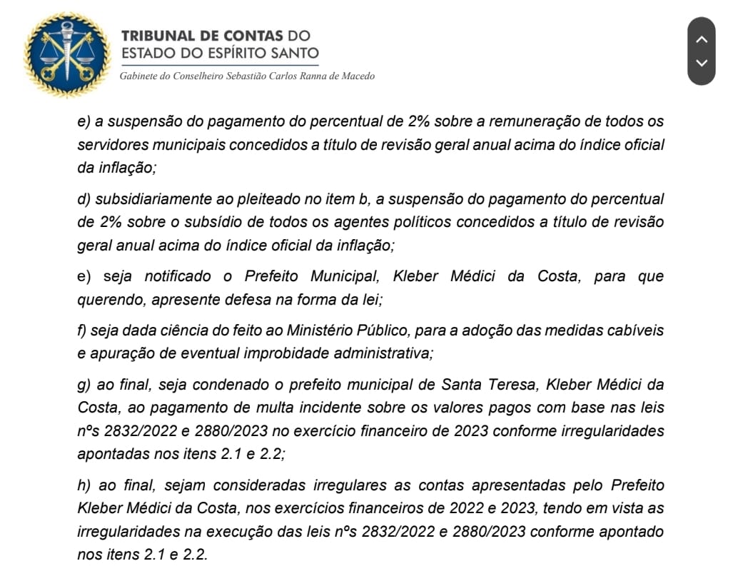 WhatsApp-Image-2023-09-29-at-17.37.14 TCES acata denúncia e pede a reprovação das contas do prefeito de Santa Teresa 