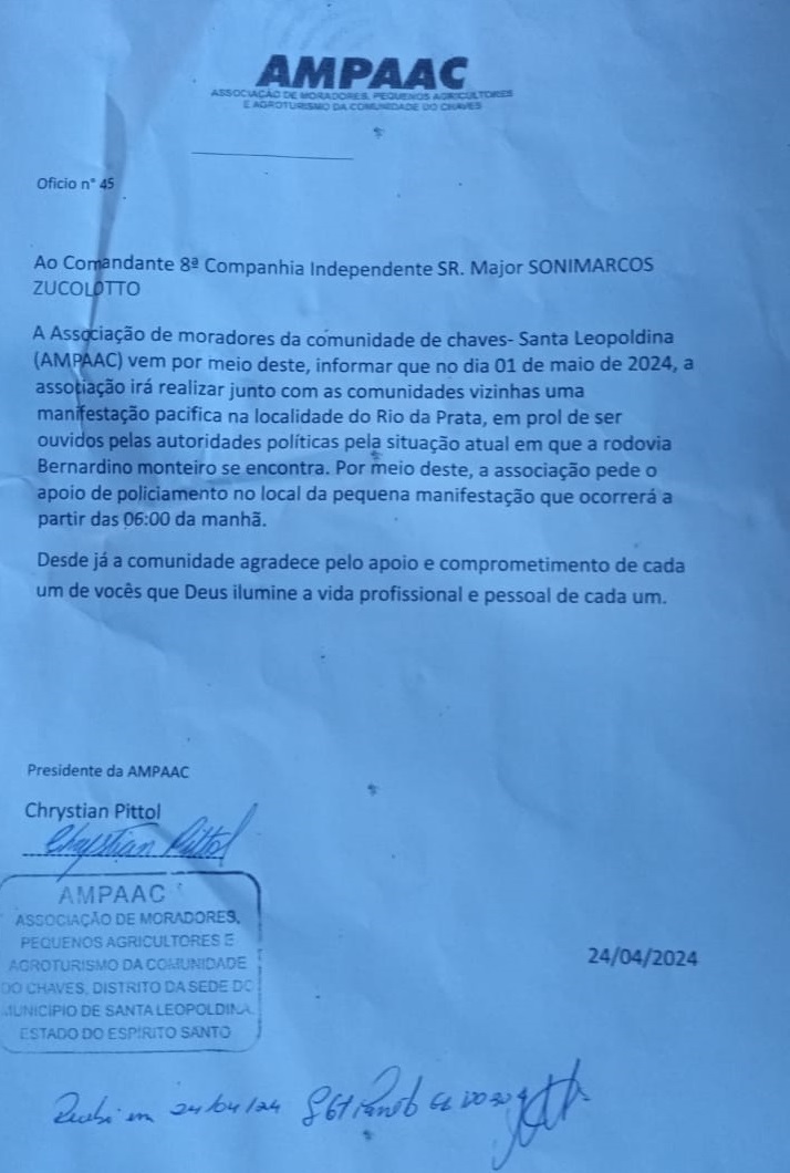 5b9033a1-b785-4547-9604-86b9543ac698 Governador recebe líderes para discutir o asfaltamento da ES-080