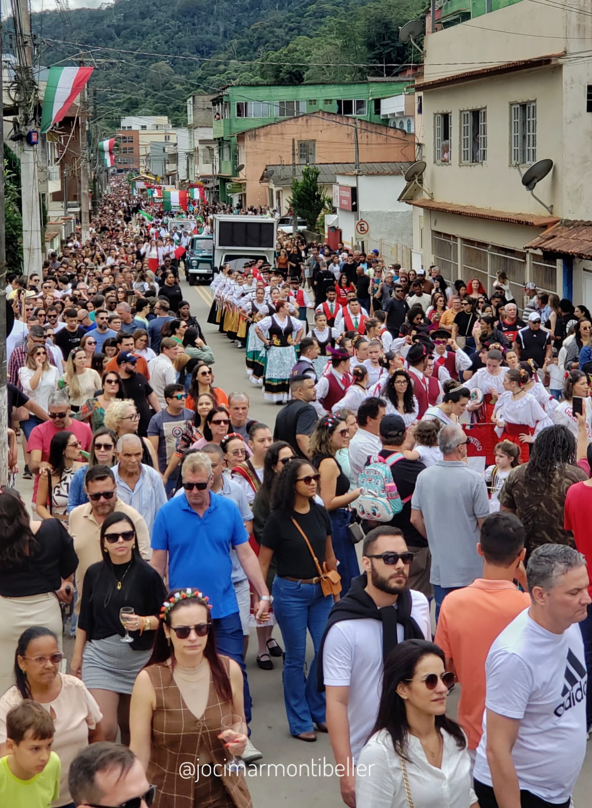 484110a1-d66c-4616-babd-599046779325 Carretella em Santa Teresa surpreendeu com o belo desfile