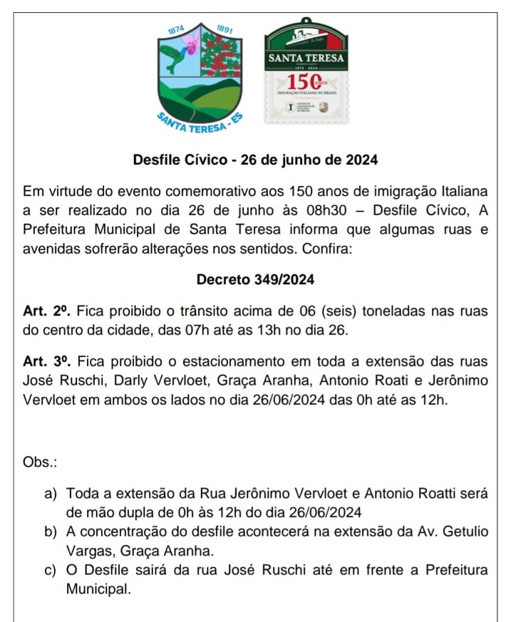 WhatsApp-Image-2024-06-25-at-13.31.56 Decreto altera trajeto nas ruas de Santa Teresa durante desfile cívico no dia 26