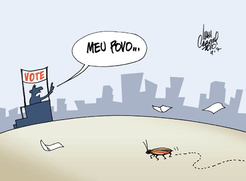Charge2010-comiciovazio Bastidores da Política Eleições 2024