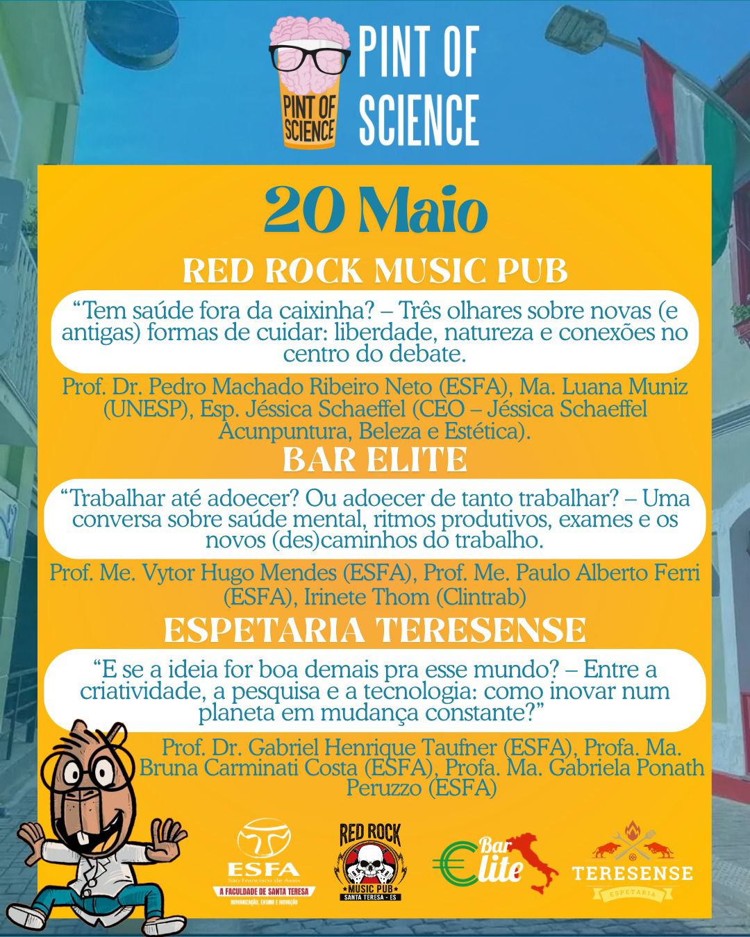 56499e84-83fe-4a9b-8577-b4255ac1b431-1 Santa Teresa sedia a 10ª edição do Pint of Science