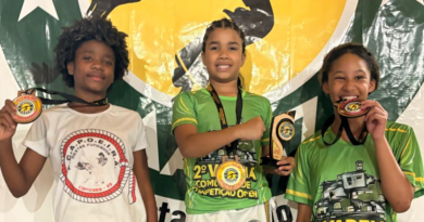 Capoeirista de Santa Teresa foi 3ª colocada no 2º Open AAZIZ na Serra